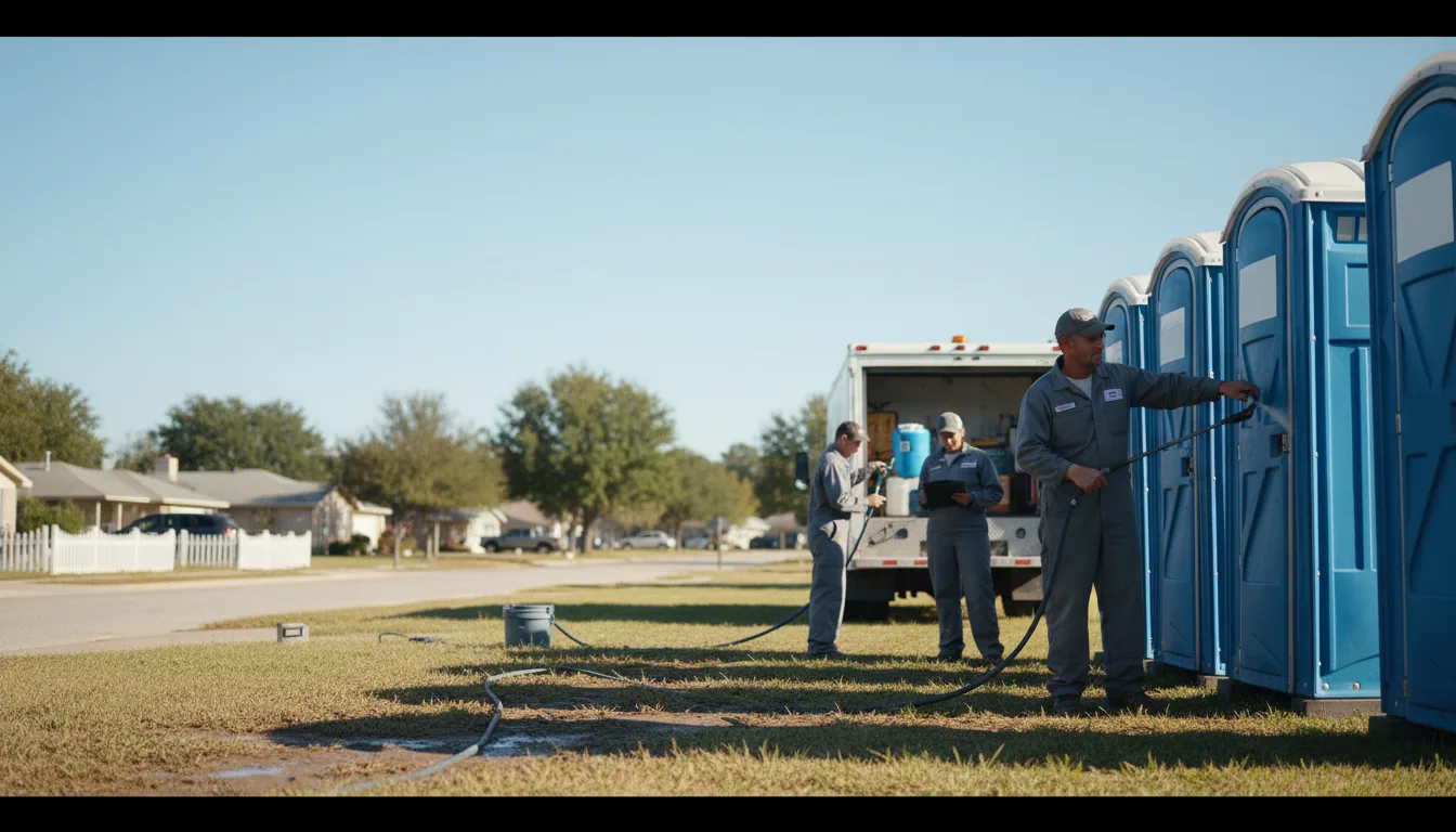 Long-Term Portable Toilet Rental in Burkeville, TX near me